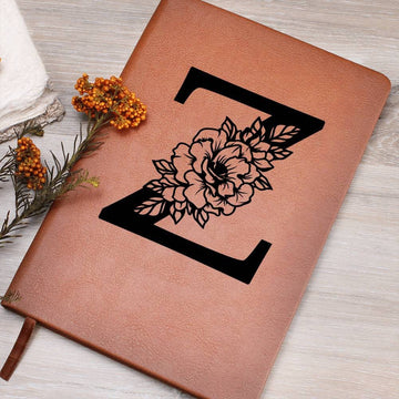 Monogram Floral Graphic Journal