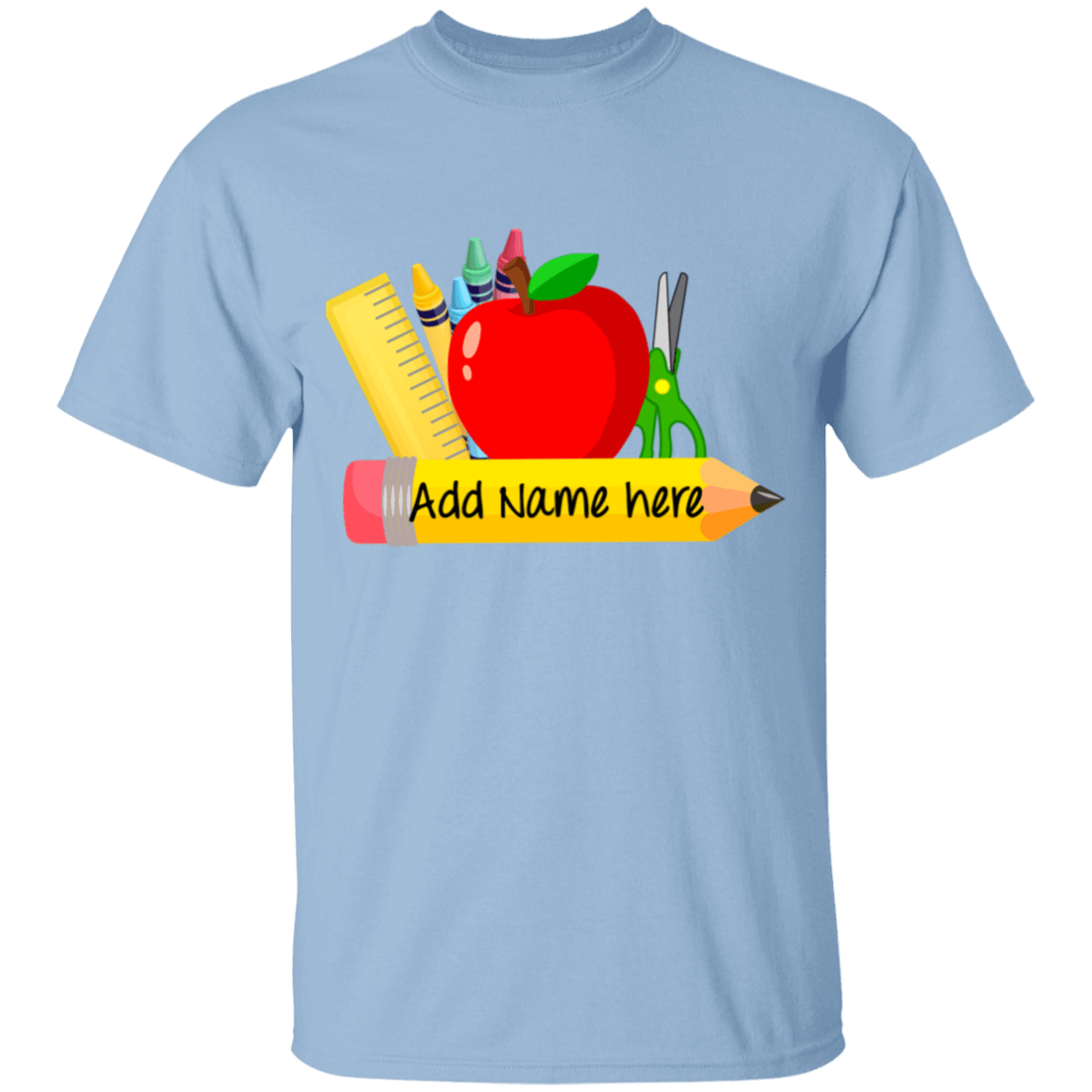 Personalized Apple Ruler Youth 100% Cotton T-Shirt