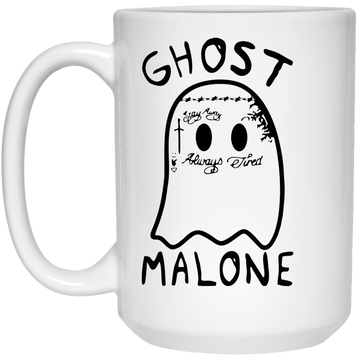 Ghost Malone Mug - Ghost Malone  White Mug - forallmylove39