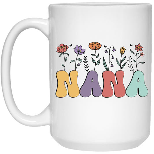Nana White 15oz Mug