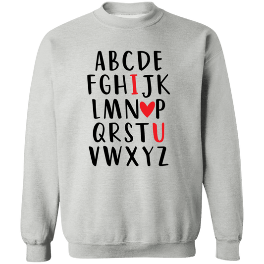 Valentine ABC Crewneck Sweatshirt