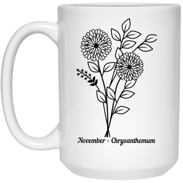 Chrysanthemum 15oz Mug