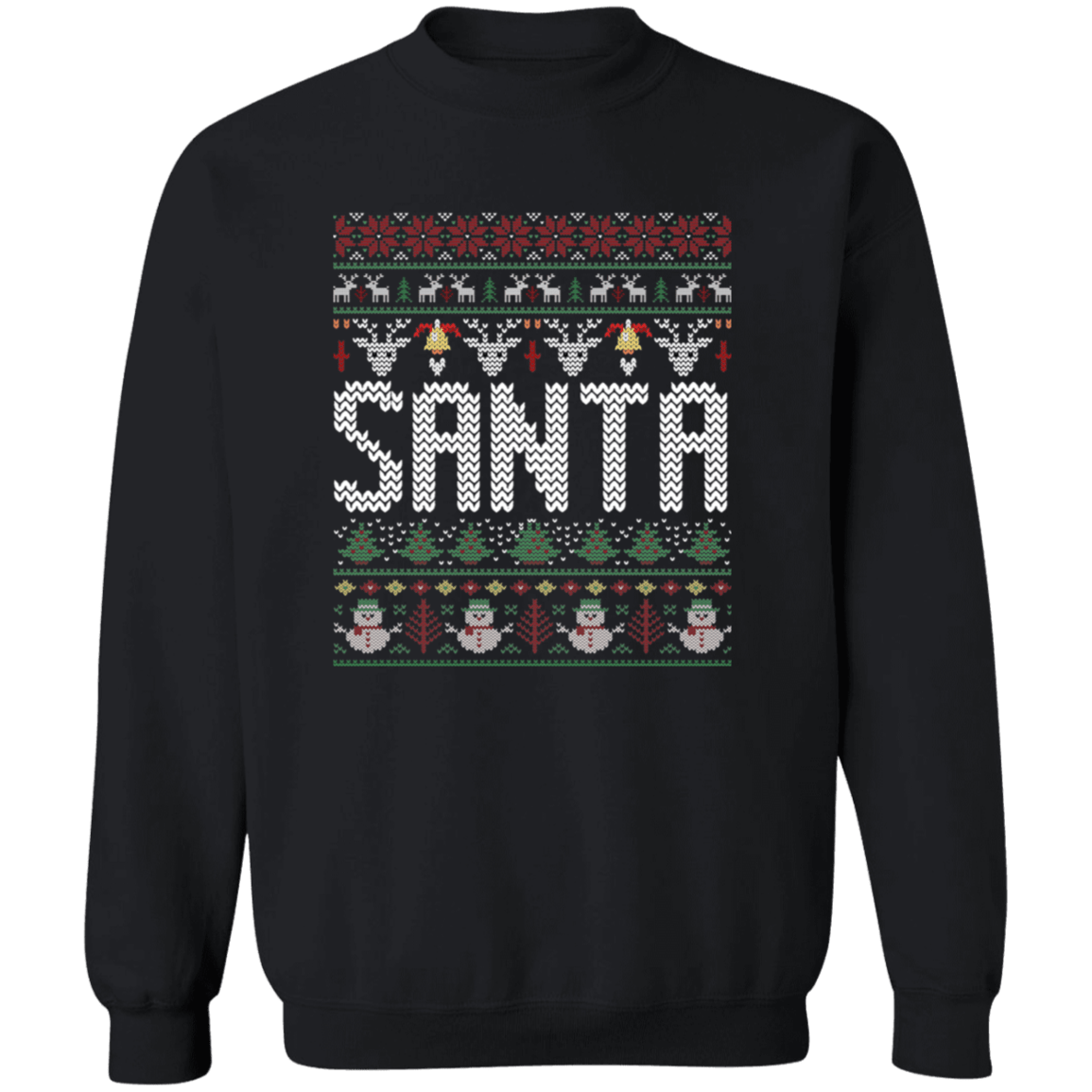Santa Crewneck Pullover Sweatshirt