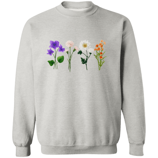 Flower Crewneck  Sweatshirt