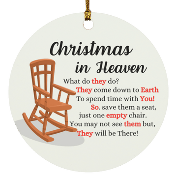 Christmas in Heaven Ornament