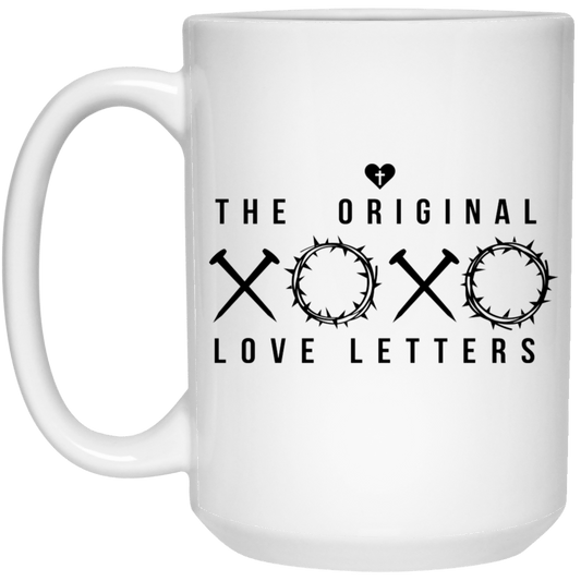 The Original Love Letters White 15oz Mug