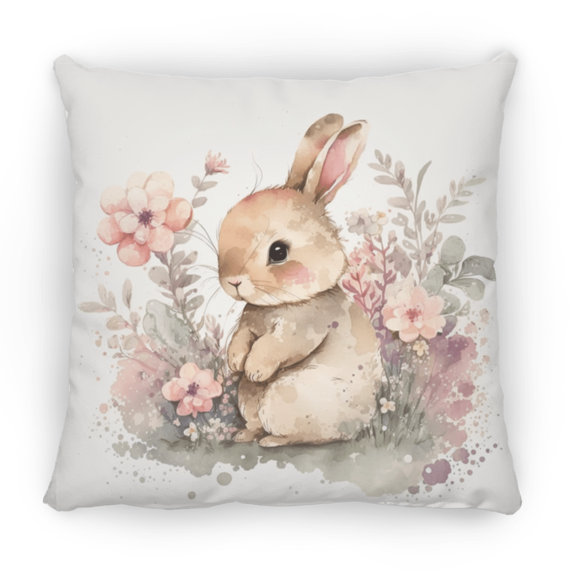 Easter Bunny  Medium Square Pillow