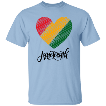Heart Juneteenth T-Shirt