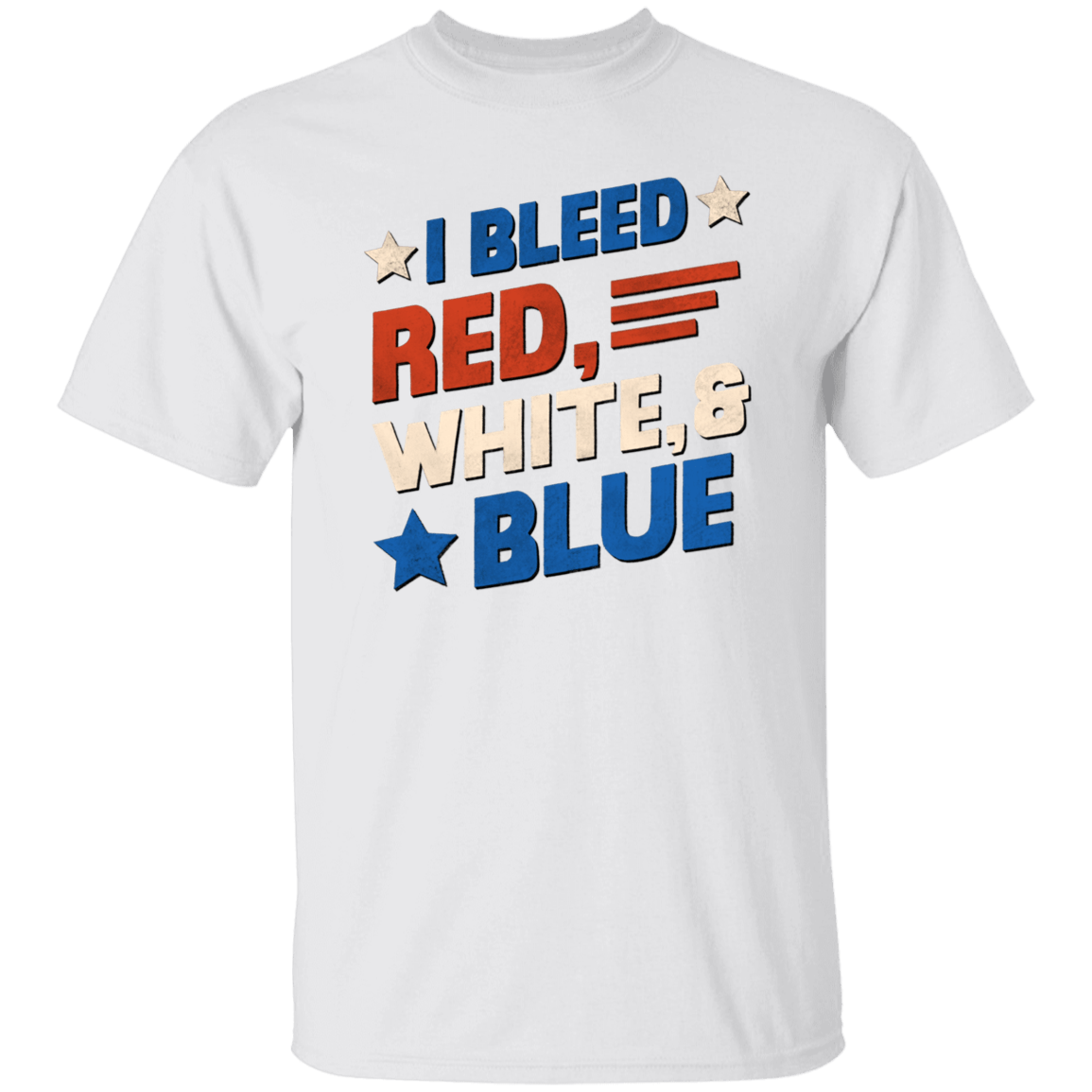 I Bleed Red, White & Blue T-Shirt