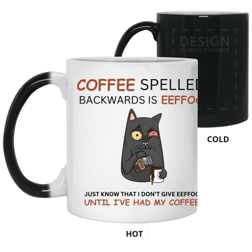 Coffee Spelled.... Color Changing Mug
