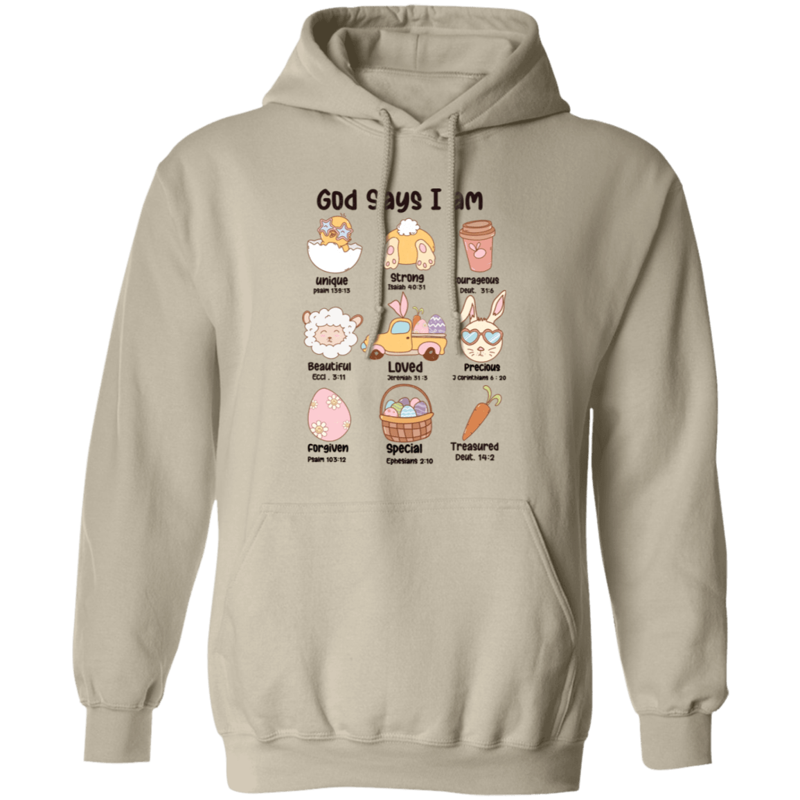 God Says I Am Pullover Hoodie