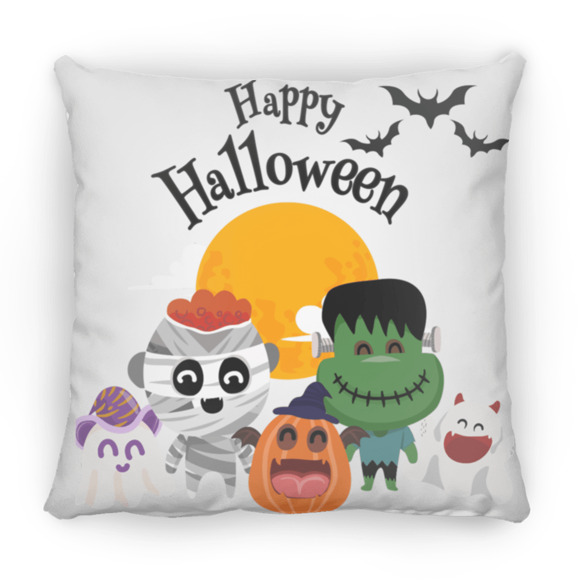 Happy Halloween Medium Square Pillow