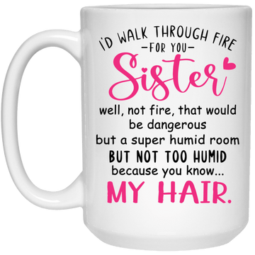 Sister White Mug