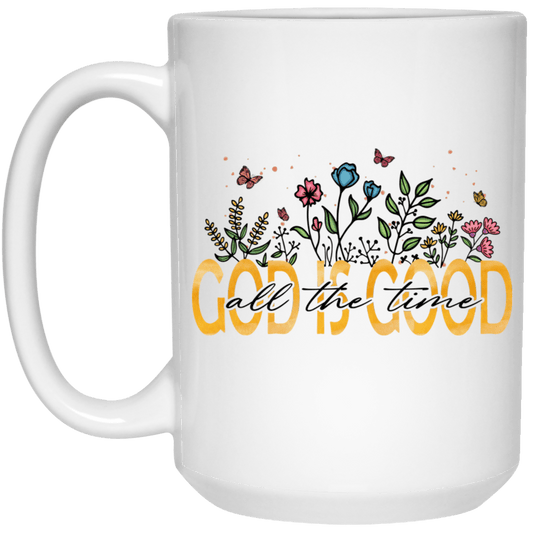 God is Good White 15 oz Mug