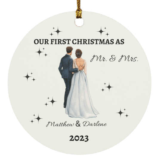 Our First Christmas Ornament - Celebrate Your Love - forallmylove39