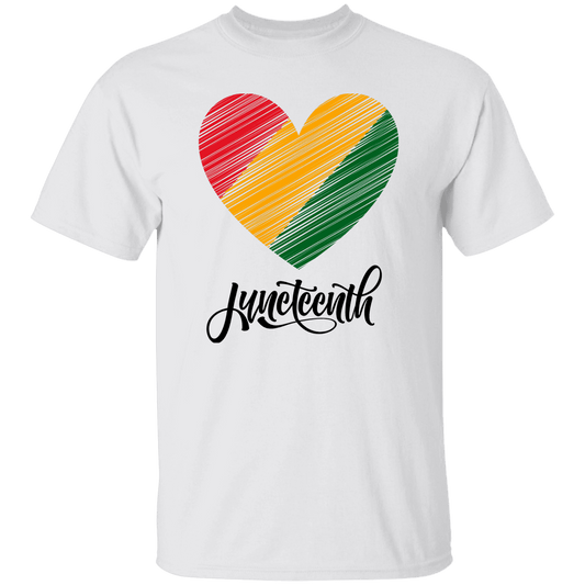 Heart Juneteenth T-Shirt
