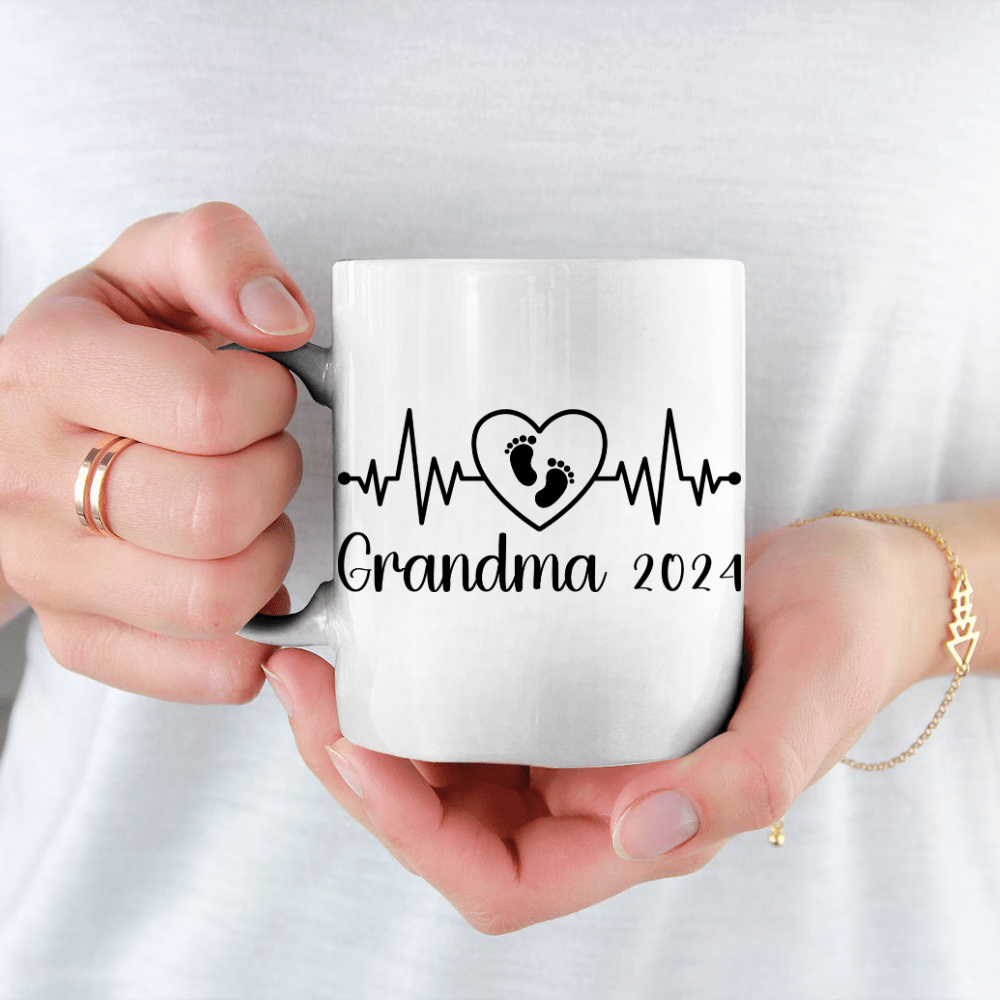 Grandma 2024 White 15oz Mug