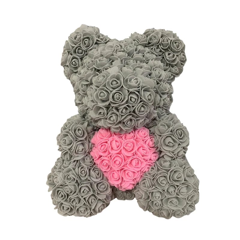 Rose Teddy Bear - Flower Rose Bear with Box - forallmylove39