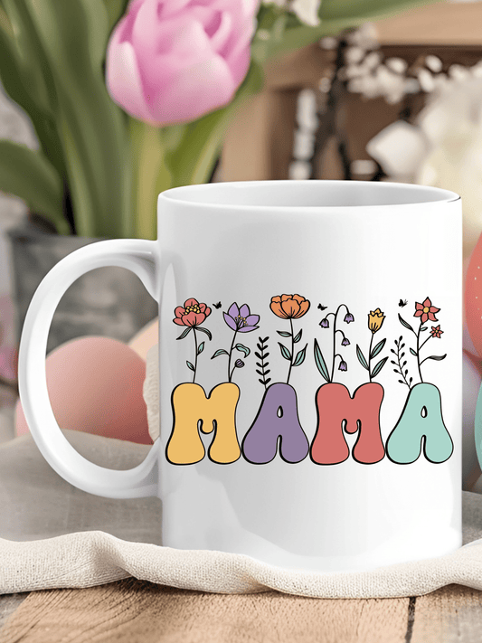 Mama White 15oz Mug - Perfect Gift for Moms - forallmylove39