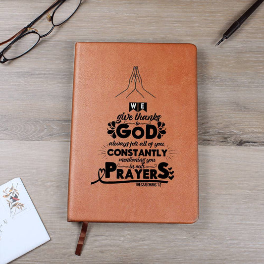 We Give Thanks  to God - Graphic Journal