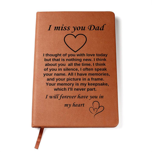I Miss You Dad - Graphic Journal