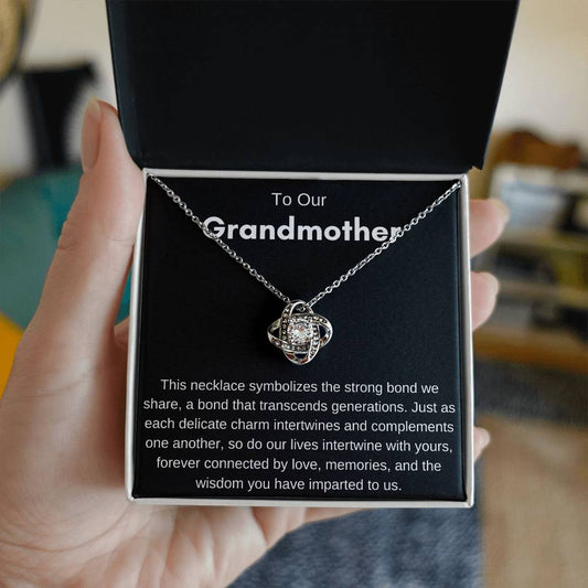 To Our Grandmother- Love Knot Necklace