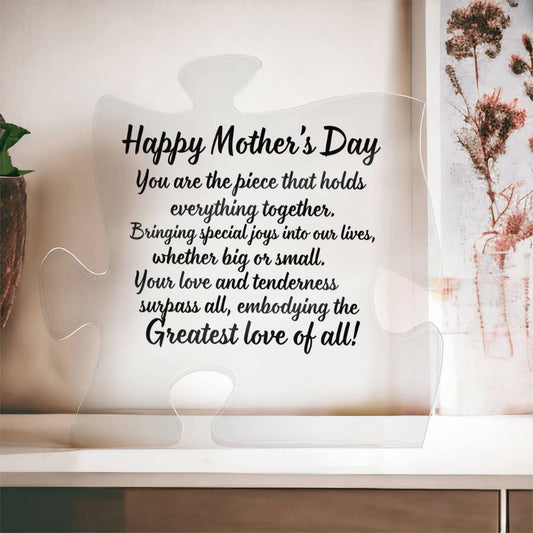 Acrylic Puzzle Piece - Happy Mother's Day - forallmylove39