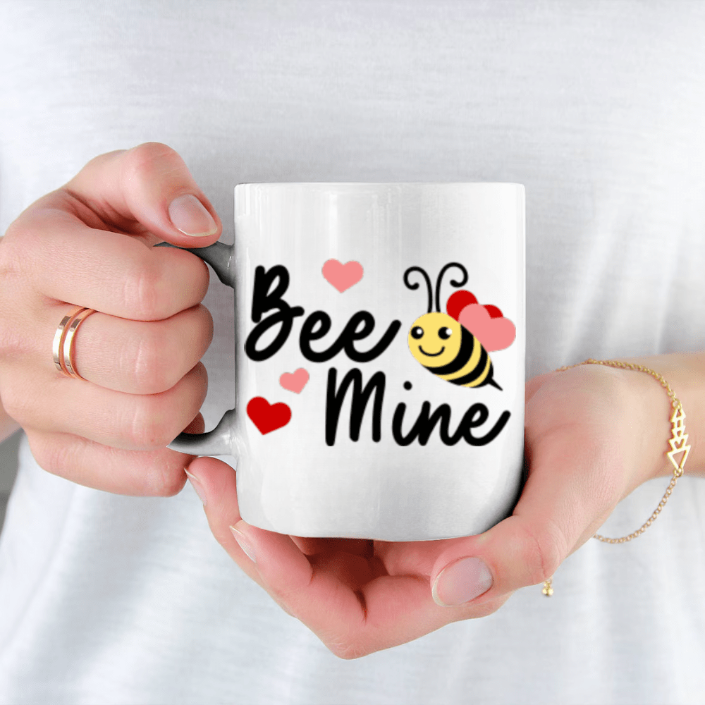 Bee Mine 15oz White Mug