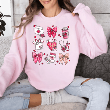 Valentine Nurse Couquette Sweatshirt