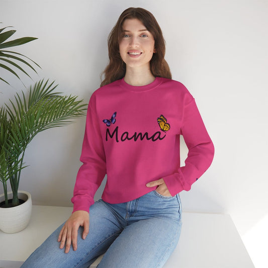 Personalized Mama Sweatshirt - Crewneck Sweatshirt - forallmylove39