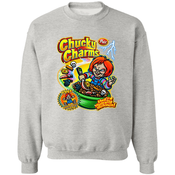 Chucky Charms Ladies Crewneck Pullover Sweatshirt