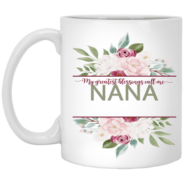 Nana 11 oz. White Mug