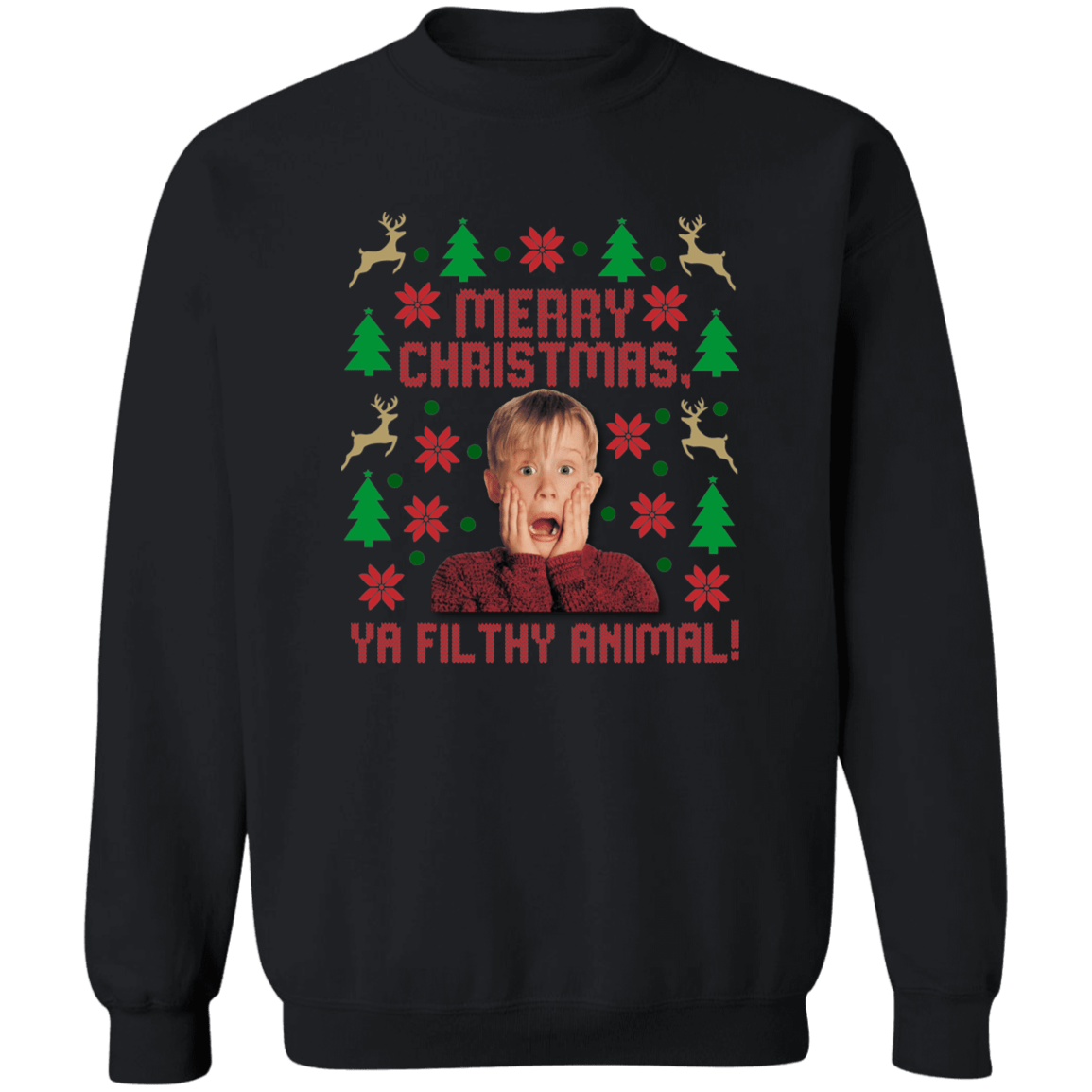 Ya Filthy Animal Crewneck Pullover Sweatshirt