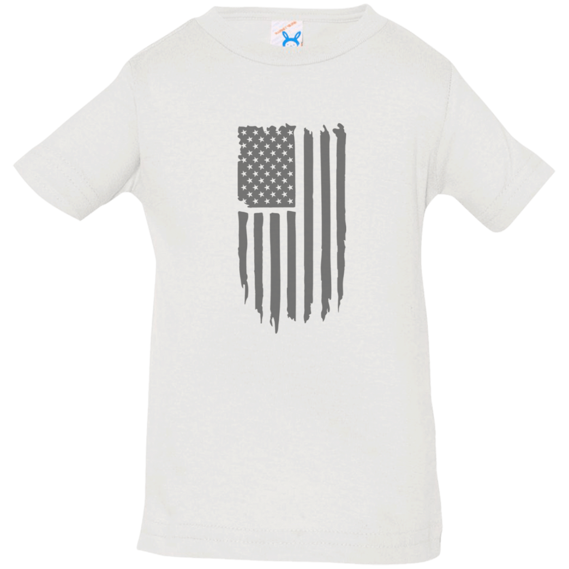 Distressed Flag Infant Jersey T-Shirt