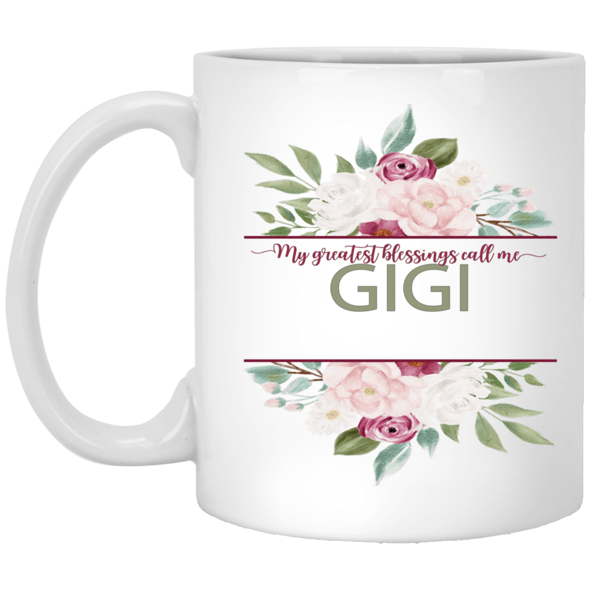 Gigi 11 oz. White Mug