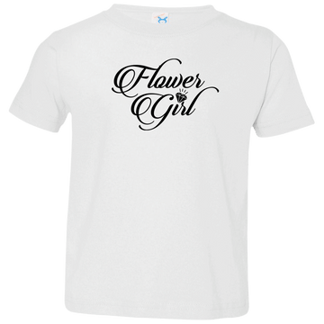 FLOWER GIRL Toddler Jersey T-Shirt