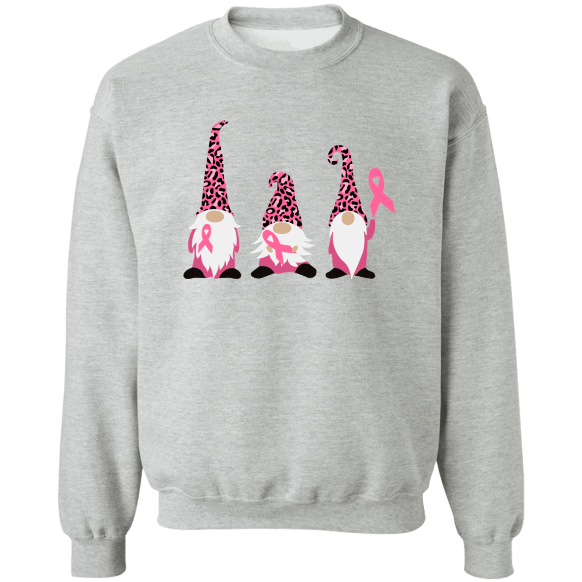 Cancer Gnomes Unisex Crewneck Pullover Sweatshirt