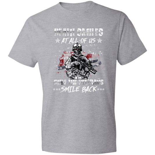 Veteran's Smile Back Men's Lightweight T-Shirt 4.5 oz