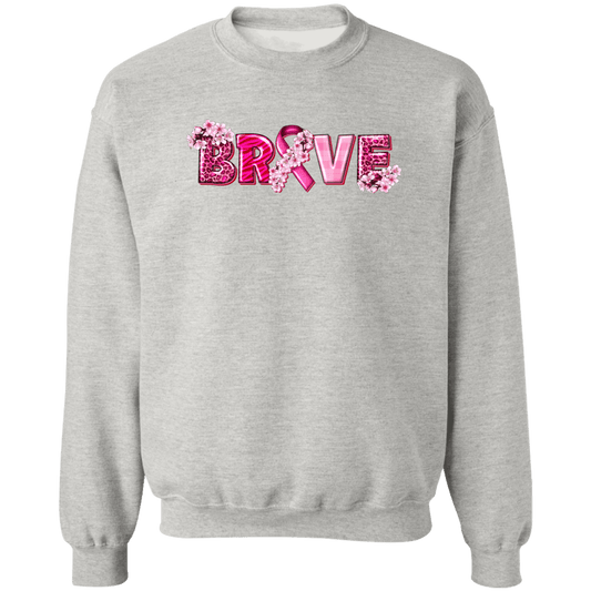 Brave Unisex Crewneck Pullover Sweatshirt