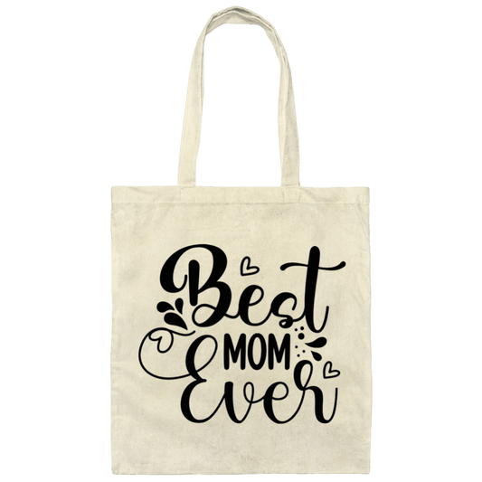 Best Mom Canvas Tote Bag