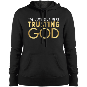 Trusting God Ladies' Pullover Hooded Sweatshirt