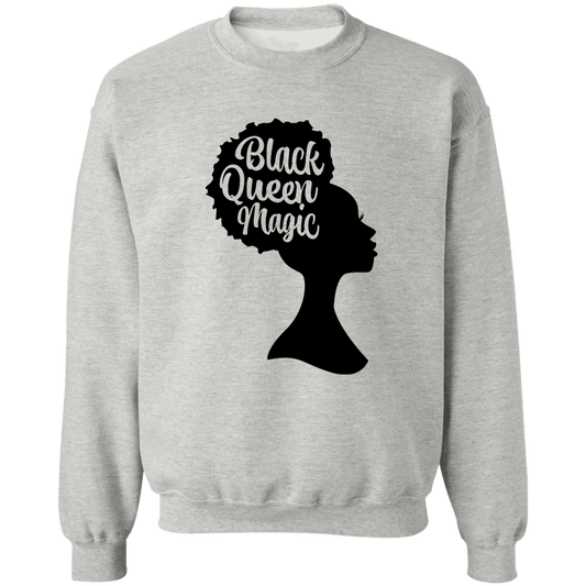 Black Queen Magic Ladies Crewneck Pullover Sweatshirt