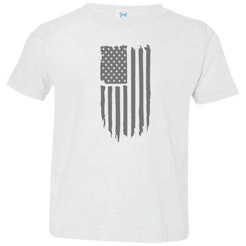Distressed Flag Toddler Jersey T-Shirt