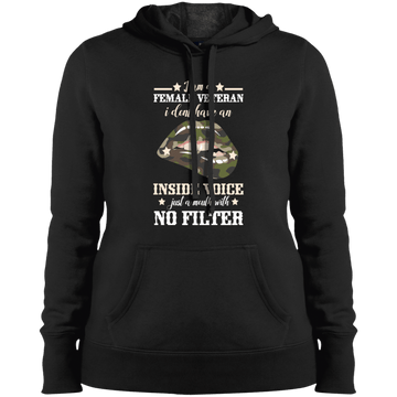 No Filter Ladies' Pullover Hooded Sweatshirt