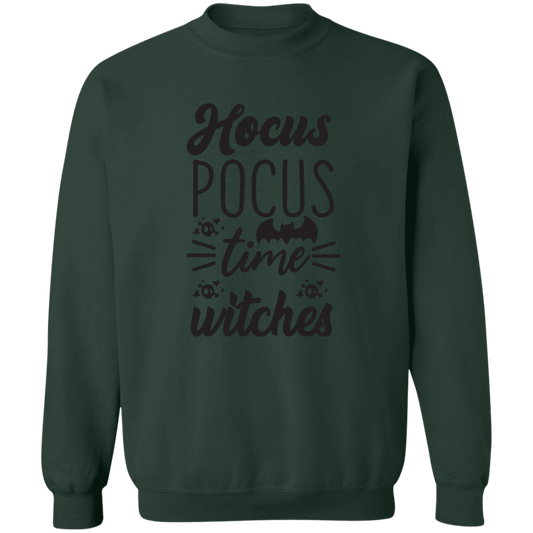 Hocus Pocus Time Ladies Crewneck Pullover Sweatshirt