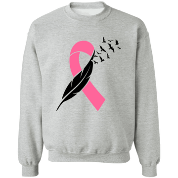 Ribbon & birds Unisex Crewneck Pullover Sweatshirt