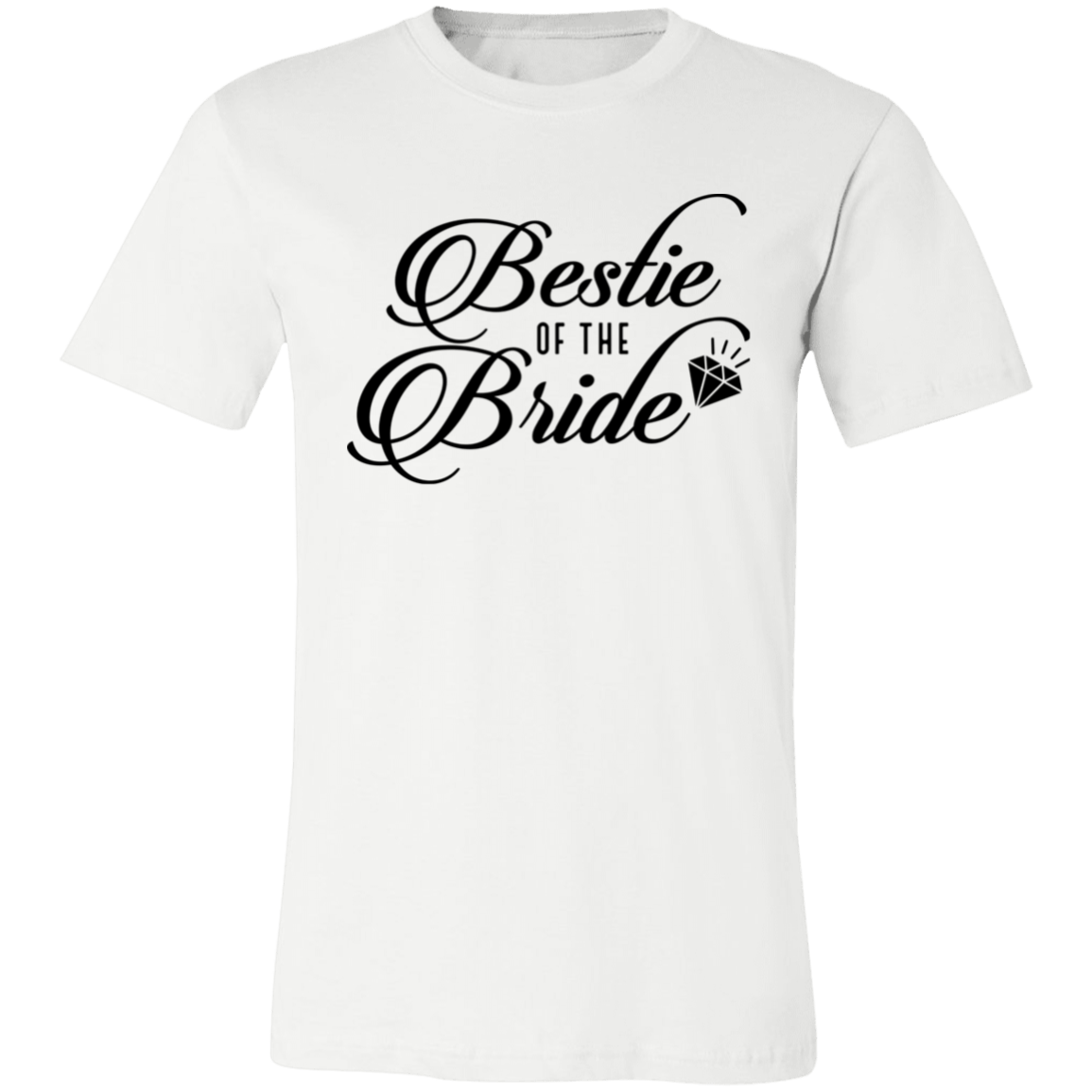 BESTIE OF THE BRIDE Unisex Jersey Short-Sleeve T-Shirt