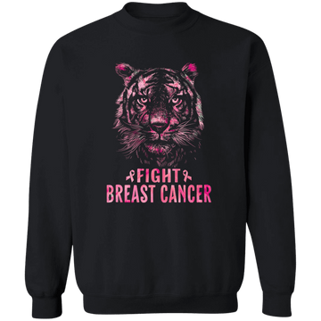 Fight Breast Cancer Unisex  Crewneck Pullover Sweatshirt