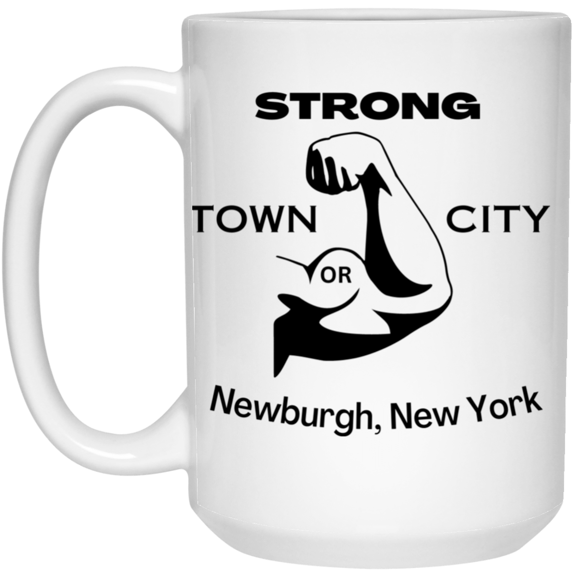 STRONG NEWBURGH  White Mug
