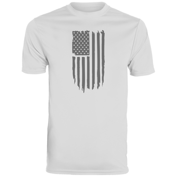 Distressed Flag Youth Moisture-Wicking Tee
